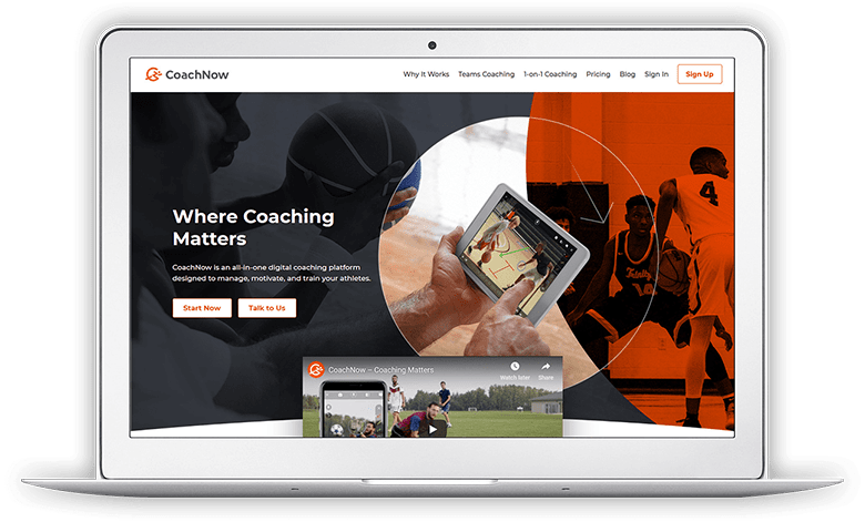 CoachNow Screen 1
