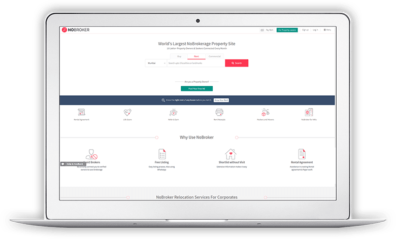NoBroker Screen 1