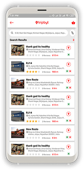 Tripbyt-Food & Drink Screen 4
