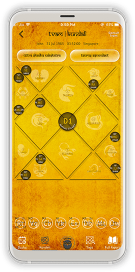 Tvam Jyotish Screen 1