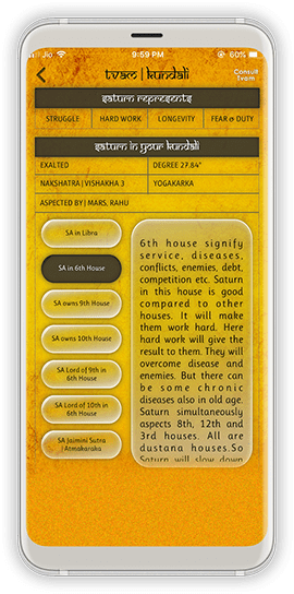 Tvam Jyotish Screen 2